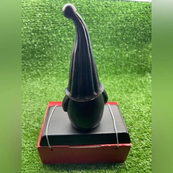 Bronze Gnome Christmas Stocking Holder by Place & Time, NWT - Picture 2 of 8